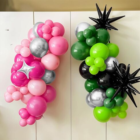 Mermaid Balloon Garland Arch Kit, Pastel Pink Purple Teal Blue Clear Latex Balloons with Mermaid Tail Seashell Foil Balloons, for Girls Mermaid Party Decorations Ocean Theme Birthday Party Supplies in Kuwait