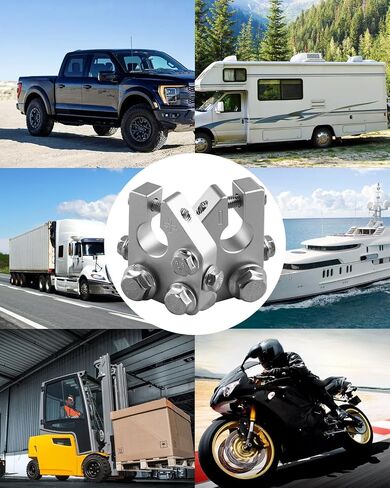 موصلات طرفية البطارية المطبقة على SAE/DIN/EN لمركبات RV قوارب السيارات البحرية ، كتلة طاقة متعددة ، 5 طرق المشابك طرفية البطارية ، 2 مساءً in Saudi Arabia