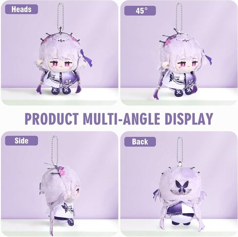 UTIEHD Anime Game HSR Plush Keychains, Cute 4 Inch Collectible Dolls, Compact Size for Bags and Keys for Fans (Mydei) in Kuwait