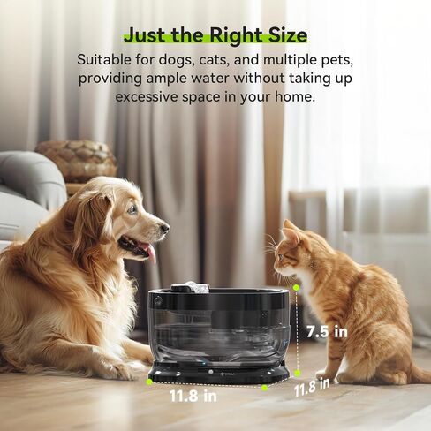 نافورة ماء الكلب اللاسلكي ، موزع مياه الكلب التي تعمل بالبطارية مع مستشعر الحركة ، 7L/237 FL OZ PET FOUNTAIN وعاء ماء للكلاب الصغيرة إلى الكبيرة ، والقطط ، والطمرات المتعددة ، و 3 أوضاع عمل in Kuwait