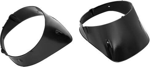 KUAFU Headlight Bezel + Park Light Bezel Compatible with 1978-1981 Chevy Chevrolet Camaro Z28 Painted Black ABS Plastic Left Driver & Right Passenger Side in Saudi Arabia