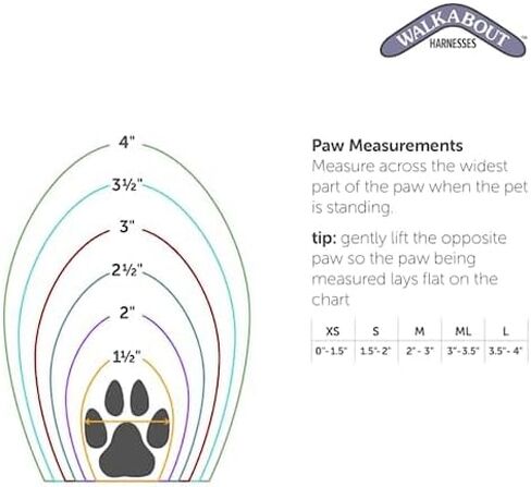WalkaBout ™ Toe'sup No Knuckling Boot Brace للكلاب سحب PAWS | أحذية الكلاب التصحيحية لرفع أصابع القدم بأمان in Kuwait