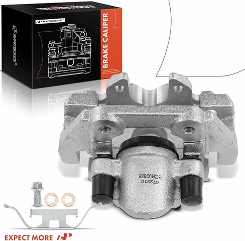 A-Premium Disc Brake Caliper Assembly with Bracket Compatible with Select BMW Models - 535i, 535i GT, 545i, 550i, 645Ci, 650i, 745i, 745Li, 750i, 750Li, 760i, 760Li - Rear Right Passenger Side in Saudi Arabia