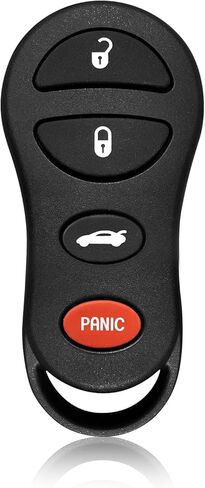 Replacement for 2003 2004 2005 2006 Chrysler 300 Concorde Dodge Intrepid Viper Jeep Liberty Key Fob Remote Control GQ43VT17T 4 Buttons 315MHz in Saudi Arabia