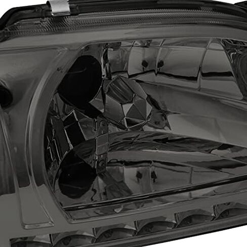 Akkon - قطعة واحدة تم تعيينها لعام 2001 2002 2003 2004 Toyota Tacoma بيك آب شاحنة سوداء المصابيح الأمامية مع مصابيح إشارة زاوية أسود in Saudi Arabia