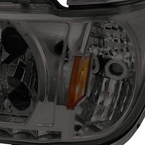 Akkon - قطعة واحدة تم تعيينها لعام 2001 2002 2003 2004 Toyota Tacoma بيك آب شاحنة سوداء المصابيح الأمامية مع مصابيح إشارة زاوية أسود in Saudi Arabia