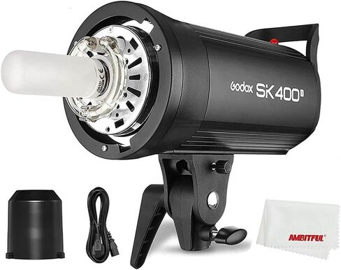Godox SK400II V SK400IIV 400Ws 5700±200K Strobe Light,Built-in 2.4G Wireless X System,Clear LCD Panel, with LED Modeling Lamp in Kuwait
