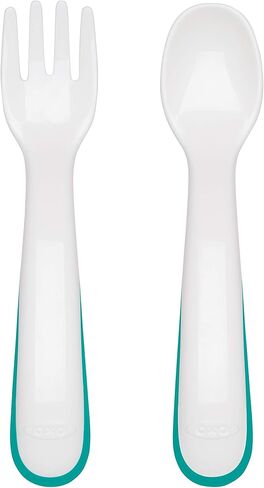 OXO Tot On The Go Fork & Spoon Training Set with Travel Case - Navy in Kuwait
