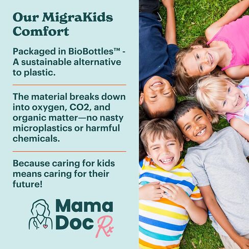 Migrakids Comfort | الريبوفلافين ، المغنيسيوم والإنزيم Q10 | دعم الصداع النصفي المدعوم من علوم الأطفال | الأطفال والمراهقين ، الذين تتراوح أعمارهم بين 6 سنوات | 120 كبسولات in Saudi Arabia