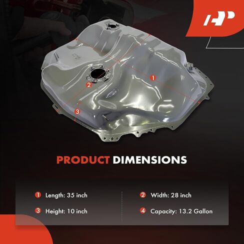A-Premium Fuel Tank with O Ring Compatible with Acura Integra 1998-1999 1.8L, Replace# 17500-ST7-336, 17500ST336 in Saudi Arabia