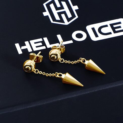 Helloice Eye of Ra dangle arics arics أقراط أقراط أقراط Hypoallergenic 18K Mummy Mummy Huggie أقراط للرجال والنساء in Kuwait