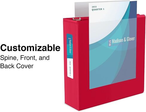 Staples 976179 Standard 5-Inch D 3-Ring View Binder White (26360-Cc) in Kuwait