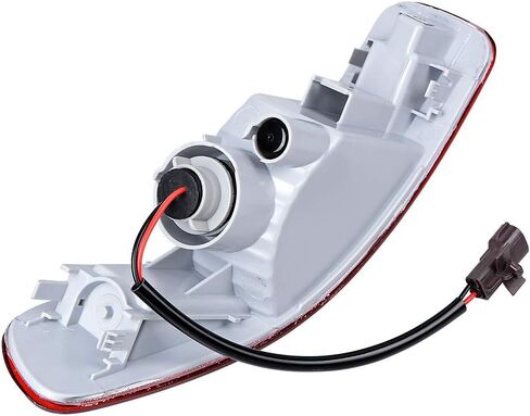 Astra Depot Left Rear Bumper Side Marker Reflector Tail Light Lamp with 21W Bulb Compatible with 2007-2012 Mitsubishi Outlander Peugeot 4007 Citroën C-Crosser in Saudi Arabia