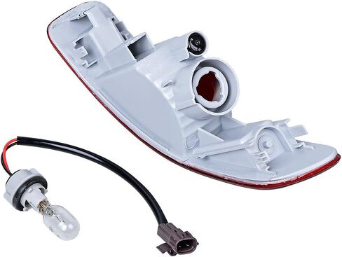 Astra Depot Left Rear Bumper Side Marker Reflector Tail Light Lamp with 21W Bulb Compatible with 2007-2012 Mitsubishi Outlander Peugeot 4007 Citroën C-Crosser in Saudi Arabia