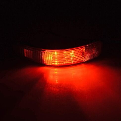 Astra Depot Left Rear Bumper Side Marker Reflector Tail Light Lamp with 21W Bulb Compatible with 2007-2012 Mitsubishi Outlander Peugeot 4007 Citroën C-Crosser in Saudi Arabia