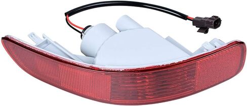 Astra Depot Left Rear Bumper Side Marker Reflector Tail Light Lamp with 21W Bulb Compatible with 2007-2012 Mitsubishi Outlander Peugeot 4007 Citroën C-Crosser in Saudi Arabia