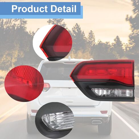 ضوء الذيل السائق الخارجي يتوافق مع 2014 2015 2016 2017-2021 Jeep Grand Cherokee (WK2) LAREDO LIMITED TAIL LAMP EXCOARY LEFT SIDE CH2805120 in Kuwait