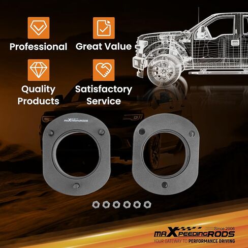 maXpeedingrods 2.5" Front Leveling Lift Kit for Jeep Grand Cherokee WK2 2011-2022, Strut Spacers in Saudi Arabia