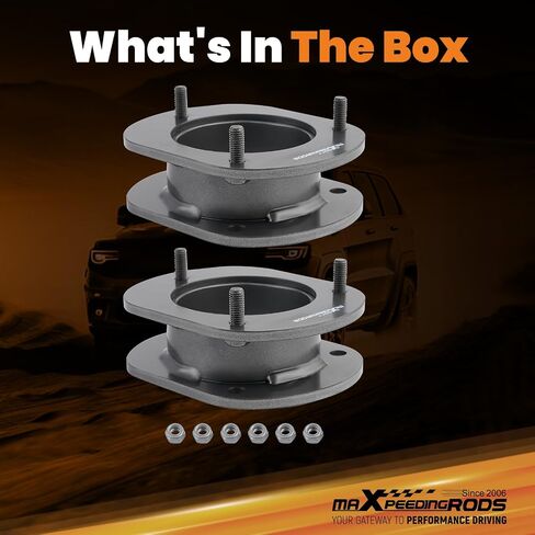 maXpeedingrods 2.5" Front Leveling Lift Kit for Jeep Grand Cherokee WK2 2011-2022, Strut Spacers in Saudi Arabia
