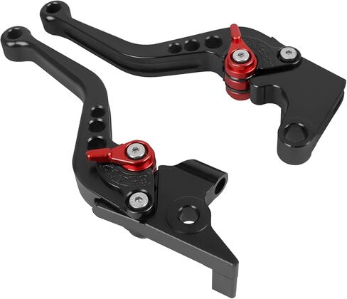 رافعة القابض قصيرة الفرامل مجموعات استبدال الألومنيوم CNC ل yamaha yzf r7 2021 2022 2023 2024 ملحقات الدراجات النارية (أسود) in Saudi Arabia
