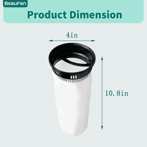 20 Pack 4 Inch Ring Felt Filter Socks 200 μm, Aquarium Felt Filter Bags, Aquarium Filter Sock 3D Felt Design Filter Sock, Aquarium Filter Bags for Saltwater, 4 Inch Ring by 10.4 Inch Long in Saudi Arabia