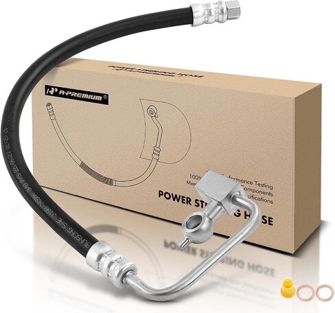 مجموعة خط خرطوم ضغط التوجيه A-premium متوافق مع Infiniti Q60 2015 ، G35 2007-2008 ، G37 2008-2013 ، 3.5L 3.7L ، مع غسالة ، طراز وقود الغاز فقط in Saudi Arabia