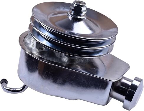 أفضل بونه مضخة التوجيه المتطورة في كروم ومجموعة قوس البكرة متوافقة مع GM Chevy SBC 265 283 305 327 350 383 400 مع وحدات Keyway 1966-1984 استبدال 3913C 4312C 9609X in Saudi Arabia