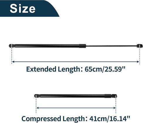 LIFT يدعم الدعامات لشيفروليه ماليبو 2013-2016 No.25931541 Front Hood Gas Spring Black 1PCS in Saudi Arabia