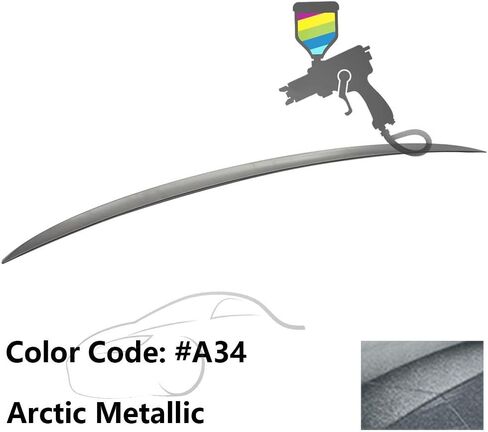 Trunk Spoiler متوافق مع 2007-2013 BMW 3-Series E92 ، M3 نمط غير مصقول المواد الخام الأسود ABS الخلفي in Saudi Arabia