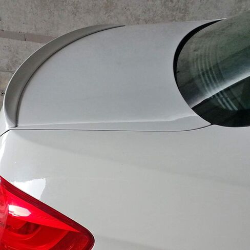 Trunk Spoiler متوافق مع 2007-2013 BMW 3-Series E92 ، M3 نمط غير مصقول المواد الخام الأسود ABS الخلفي in Saudi Arabia