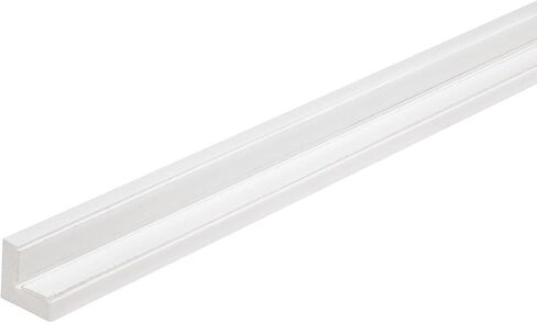 Outwater White 1-1/2" X 1-1/2" Wall Corner Protector Trim with Adhesive, 8FT Length, 2 Pack in Kuwait