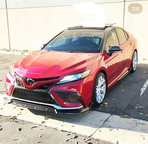DTouch Motor 3PCS/1SET Front Bumper Lip Kit Fit for 2021-2022 Toyota Camry SE, STP-Style Splitter Spoiler Diffuser (Gloss Black) in Saudi Arabia