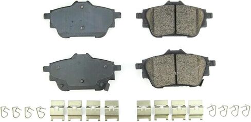 Power Stop 17-2306 Rear Z17 Evolution Ceramic Brake Pads with Hardware For Nissan Sentra 2020-2022 [Model Specific] in Saudi Arabia