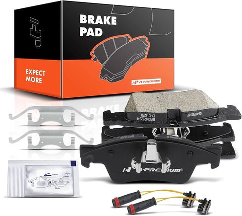 A-Premium Rear Ceramic Disc Brake Pads Set Compatible With Select Mercedes-Benz Models - G55 AMG, G63, G65, GL320, GL350, GL450, GL550, ML320, ML350, ML450, ML500, ML550, R320, R350, R500 in Saudi Arabia