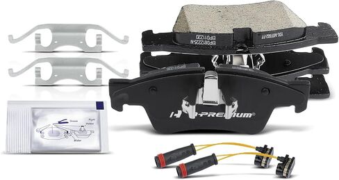 A-Premium Rear Ceramic Disc Brake Pads Set Compatible With Select Mercedes-Benz Models - G55 AMG, G63, G65, GL320, GL350, GL450, GL550, ML320, ML350, ML450, ML500, ML550, R320, R350, R500 in Saudi Arabia
