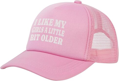 I Like My Girls A Little Bit Older Trucker Hat Snapback Hat Funny Hats for Men Women in Kuwait