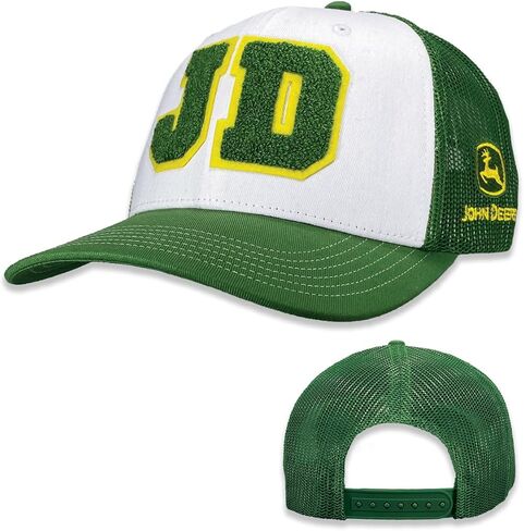 John Deere Baseball Cap Trucker Hat Chenille Trucker Hat Gr Green in Saudi Arabia