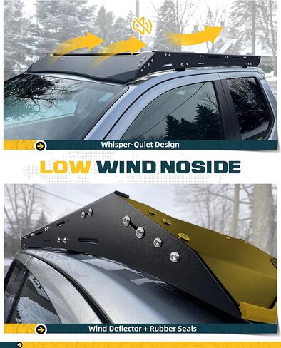 1000 رطل رف سقف مناسب لعام 2024 2025 تويوتا تاكوما الالتقاط الكابينة المزدوجة الألومنيوم in Kuwait