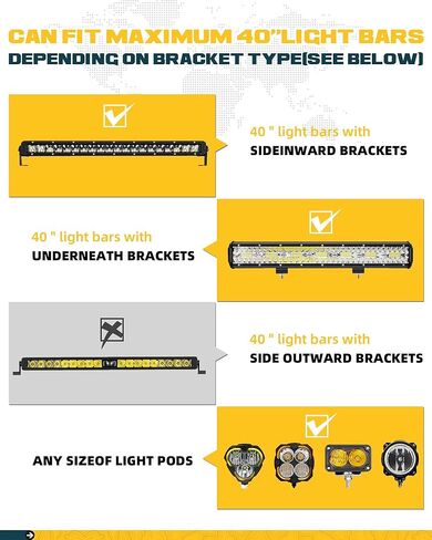 1000 رطل رف سقف مناسب لعام 2024 2025 تويوتا تاكوما الالتقاط الكابينة المزدوجة الألومنيوم in Kuwait