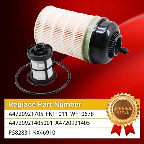A4720921705 نسخة ترقية للوقود استبدال FK11011 KX46910 A4720921405 A4720921405001 WF10678 P582831 KX46910 متوافق مع 2020 وأحدث DD13 DD15 DD16 DETROIT DIESEL (PACK OF 4) in Saudi Arabia