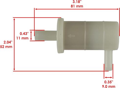 Caltric Fuel Filter Compatible with Kawasaki Ninja ZX-6R ZX6R ZX600 ZX 600 1998 1999 2000 2001 in Saudi Arabia