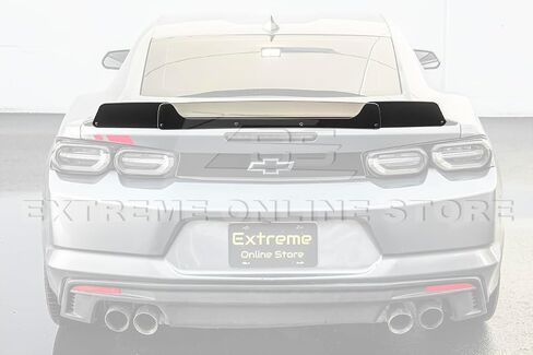 استبدال نماذج كامارو لعام 2016 مع GM Factory Blade Spoiler | أداء مسار الأداء البلاستيك الأكريليك - دخان ملون غطاء الجذع الخلفي WickerBill امتداد Gurney رفرف الجناح in Saudi Arabia