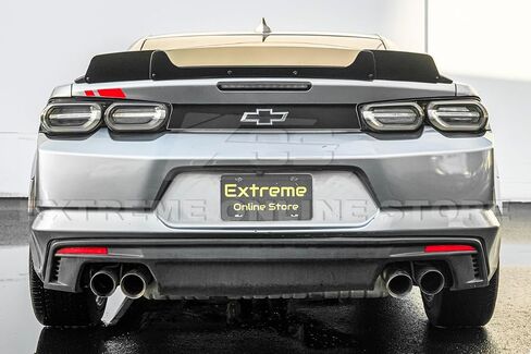 استبدال نماذج كامارو لعام 2016 مع GM Factory Blade Spoiler | أداء مسار الأداء البلاستيك الأكريليك - دخان ملون غطاء الجذع الخلفي WickerBill امتداد Gurney رفرف الجناح in Saudi Arabia
