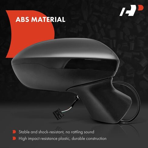A-Premium Passenger Side Power Door Mirror - Compatible with Chevrolet Cruze 2016 2017 2018 2019 - Non-Heated Manual Folding Black Outside Rear View Mirror - Replace# 19353644 in Saudi Arabia