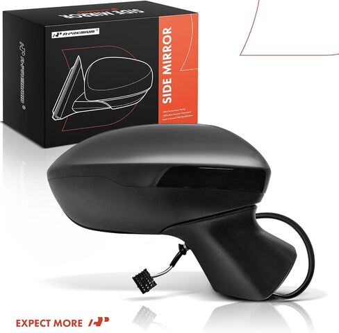 A-Premium Passenger Side Power Door Mirror - Compatible with Chevrolet Cruze 2016 2017 2018 2019 - Non-Heated Manual Folding Black Outside Rear View Mirror - Replace# 19353644 in Saudi Arabia