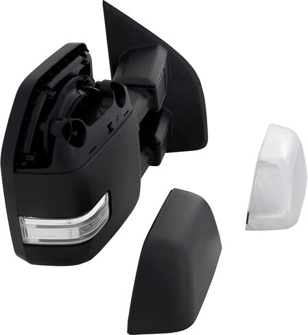 Kool Vue Passenger Side Power Heated Towing Mirror for Ford F-250 Super Duty 2020-2022 Power Fold With Signal Light, Blind Spot Monitor & Puddle Lamp; Without Memory Auto Extend Paintable in Saudi Arabia