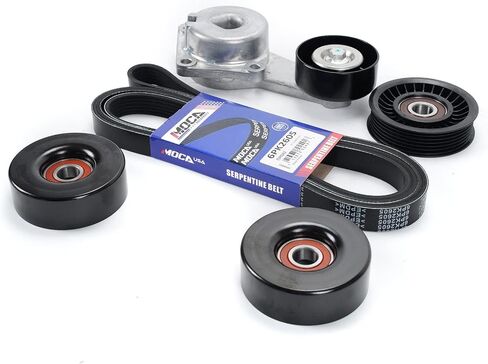 طقم مكون Moca Serpentine Belt Component Fit 09-10 لـ Mercury Mountainkeer 4.6L ، 09-14 لـ Ford Expedition 5.4L ، 06-10 for Ford Explorer V8 4.6L ، 08-10 for Ford F150 Truck V8 4.6L in Saudi Arabia