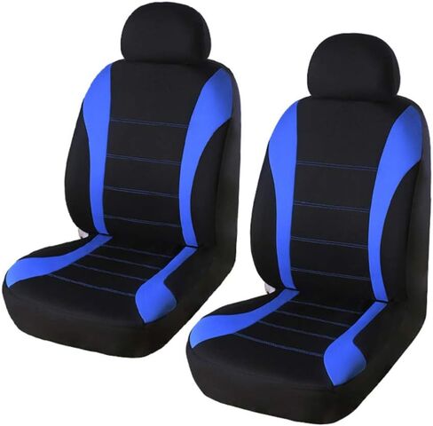 AUTO HIGH Car Seat Covers for Front Seats Only, Blue Breathable Mesh Automotive Vehicle Seat Protectors, Universal Fit for Auto Truck Van SUV in Saudi Arabia