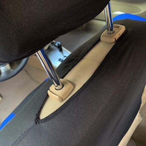 AUTO HIGH Car Seat Covers for Front Seats Only, Blue Breathable Mesh Automotive Vehicle Seat Protectors, Universal Fit for Auto Truck Van SUV in Saudi Arabia