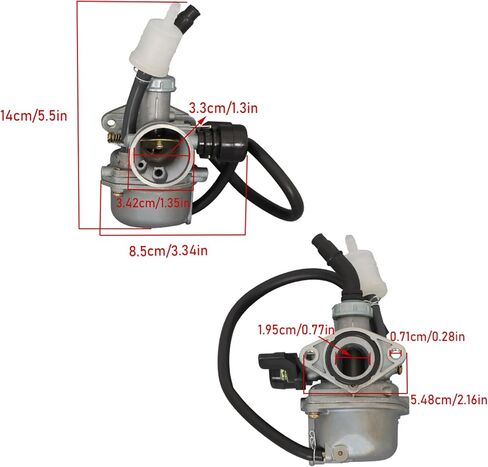 استبدال PZ19 Carburetor لـ 50cc 90cc 100cc 110cc 125cc ATV Dirt Bike Tao Tao in Saudi Arabia